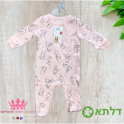 אוברול בנות לתינוקות דלתא 0M-24M