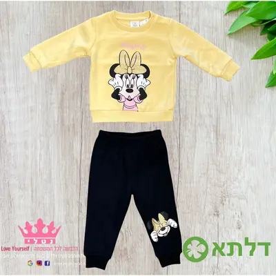 חליפות פוטר תינוקות בנות דלתא מידות 3M-24M